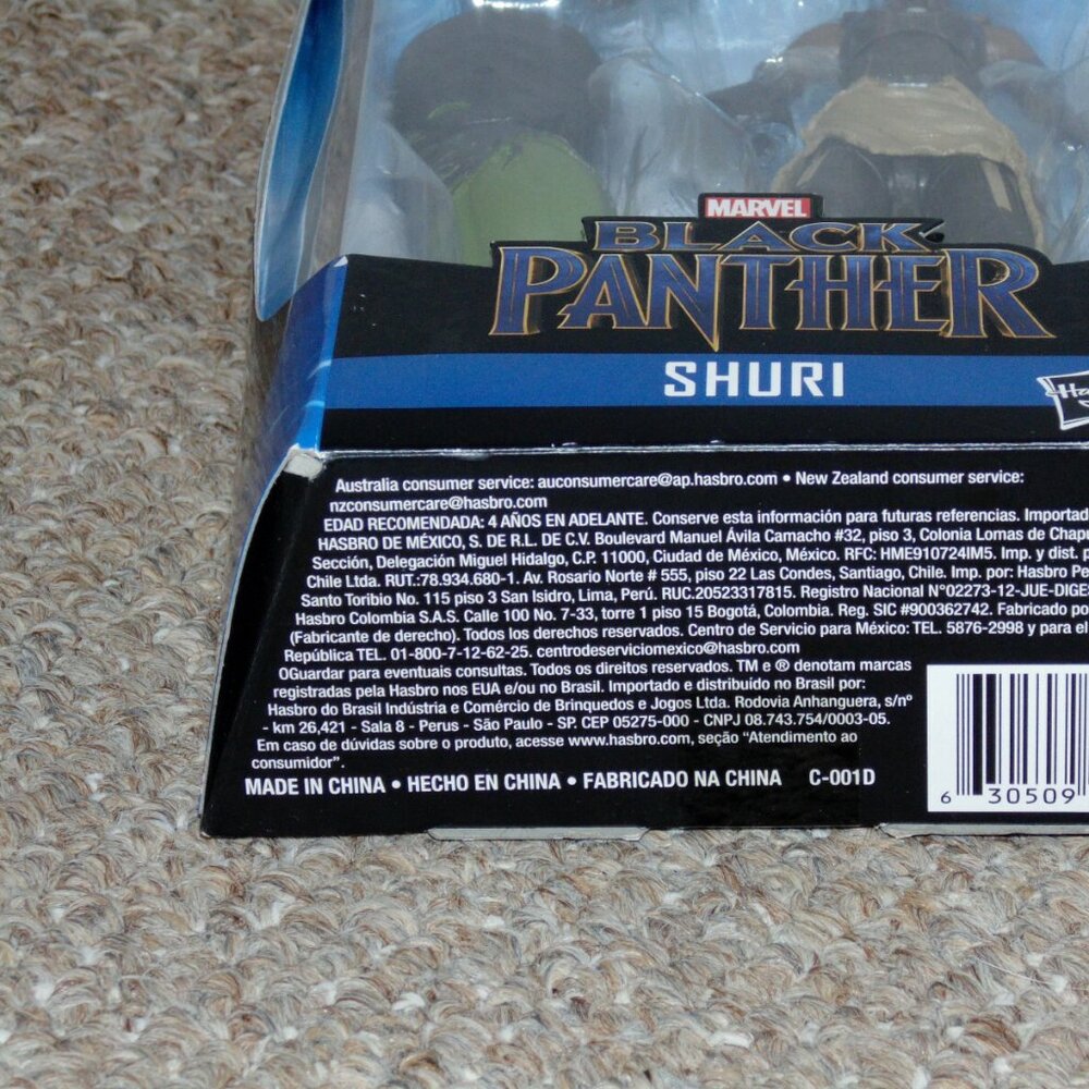 2018 Hasbro Marvel Legends Black Panther 6" Shuri Figure MIB Brand New BAF Hulk - Picture 7 of 10